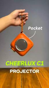 Cheerlux C1 Mini Pocket Projector Portable Proyektor Support HD 720P