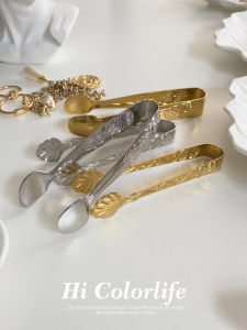 กิ๊บติดน้ำแข็งสแตนเลส 304 ขนาดเล็ก รูปดอกไม้ Micro Constant สำหรับกาแฟและขนม เครื่องมือชิมรสชาติแบบย้อนยุค