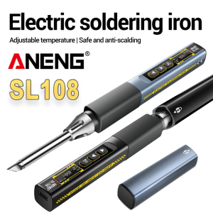 ANENG | ANENG SL108 Smart Soldering Iron Kit PD 96W Adjustable Temperature DC 100℃-450℃ Welding Solder Kit Electronic Repair Tools