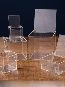 Transparent Square Flip-top Food-grade Candy Box
