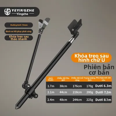 YEYINGZHE | Giá Đỡ Câu Cá Sáng Phosphor Thép Không Gỉ Thu Nhỏ