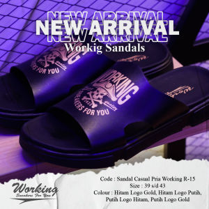 Working Sneakers For You Sandal Selop Pria Casual Code R-15 Size 39 - 43