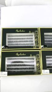 95/100Clusters Natural Eyelashes Thick 30D/40D/60D/80D Individual Eyelash Extension Lashes Bunches Professional Faux Eye Lashes