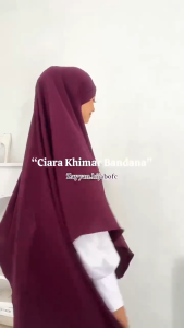 hijab khimar khiban bandana crinkle airflow
