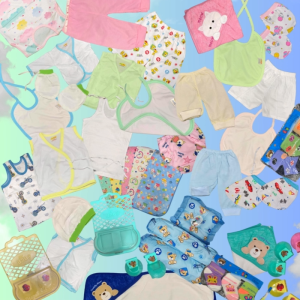 Baby Bibs Lucky Cj Brand Printed Random Design with Tie sold per PIECE ( Babero)