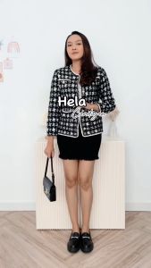 ELYCLOTH | HELA CARDIGAN | CARDIGAN RAJUT WANITA PREMIUM FURY KNIT