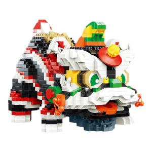 YUGAO | Chinese Style Lion Dance Brick Toys