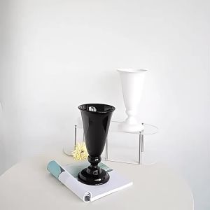 Vintage High Legged Flower Vase for Dried Flowers