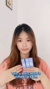 Tinted Lip Balm Magic Lip Moisturizing Therapy Balm Long Lasting Lip Balm with Tint Smooth High Pigmented Matte Waterproof Lipstick Balm Lip Tint