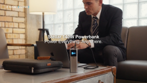 X.One Stellar 140W 27600mAh 3-Port 27600 mAh Ultra Fast Charging Powerbank for Mobile Phone & Laptop ( 3C Certified )
