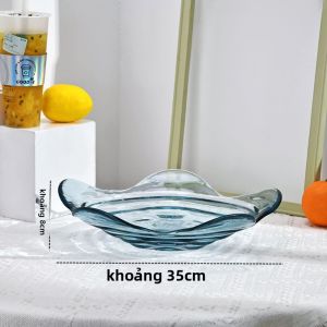 MOLORE | Đĩa Quả Thủy Tinh Đơn Giản Sang Trọng Dùng Trong Nhà