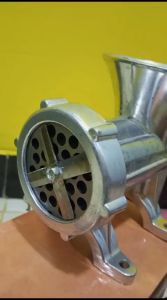 Mesin Cetak Pakan Manual No.12 Pisau Luar Mata 4 Mesin Pencetak Pelet Ayam Ikan Burung Kelinci