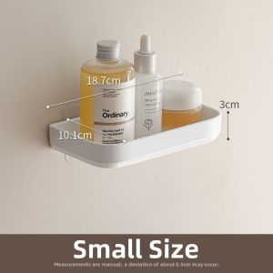 LANJIAOLUO | No-drilling Bathroom Wall Shelf