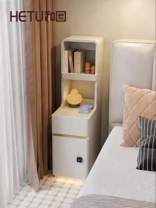 HETU | Solid Wood Narrow Nightstand 25cm Wide