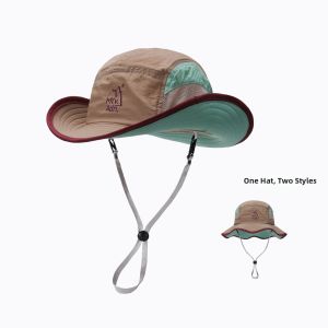 BILLI ZILLY | Color Block Large Brim Quick Dry Sun Protection Waterproof Breathable Womens Summer Hat