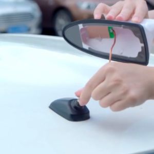 เสาอากาศ เสาอากาศรูปฉลาม รับสัญญาณได้ มีขอบยางกันรอย มีหลายสีให้เลือก เสาอากาศติดรถยนต์ เสาอากาศครีบฉลาม