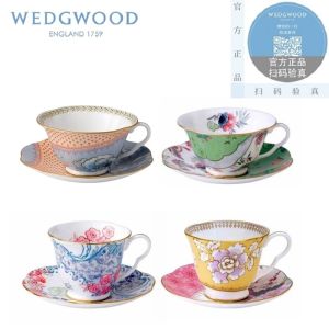 Wedgwood Butterfly Tea Set Nordic Style Porcelain Coffee Cups Teapot Tea Set Home Use Scenic Spots Domestic Handmade Gifts