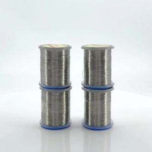Bimoo 0.1mm 100m 200m Stainless Steel Dubbing Brush Wire Fly Tying Material Weighted Body Wire for Baitfish Streamers Pike Flies