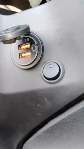 สวิตช์ switch DC 12V 20A สวิตช์กระดก KCD1 พร้อมไฟ LED