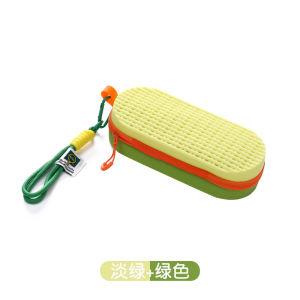 Ceratto Swimming Goggles Cap Silicone Protective Storage Box Portable Shockproof Drainable Breathable Wear Resistant Swimming Equipment