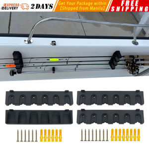 ❤️【Same Day Delivery】 【Vertical/Horizontal】Fishing Rod Rack Fishing Pole Holder Rod Holders Wall Mount for Garage Fishing Rod Storage Rack Bracket Holder Rod-Holder