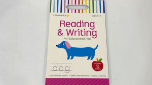 Little Genius Reading & Writing Educational Book Pad To Learn About Letters With 45+ Stickers For Kids (Ages 4-5)