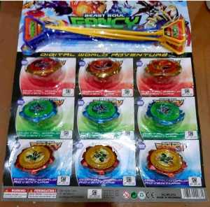 Promo Murah 9pcs Gangsing Tarik Mainan Besar / Gangsing Mainan Anak Grosir Murah Size P 10 × T 6 × L 8