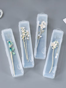 Hộp Đựng Găng Tay Bằng Nhựa Cầm Tay Trong Suốt Cho Phụ Kiện Tóc Hộp Đựng Bảo Vệ Kiểu Cổ Điển Hộp Đựng Đồ Trang Sức
