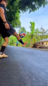 Bola Sepak Stedman Size 5 Tempel Barracuda Biru Merah Original