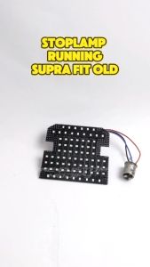 Lampu Rem LED Supra X Fit Old 8 Dan 10 Mode Running Mode Running Auto Manual Lampu Stoplamp Variasi