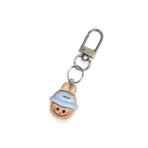 Gantungan Kunci Labubu Topi Hat Keychain Ganci Key Chain Lucu Karakter Kepala Labubu Topi Handmade Fashion