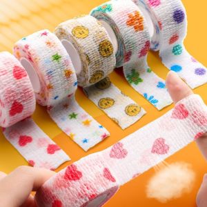 New Finger Care Cohesive Bandage Wrap Breathable Elastic Self Adhesive Sports Tape for Wrist Ankle Hand Sewing Pet Protective