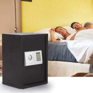 Brankas Besi Mini Safe Deposit Box Password Digital Elektrik