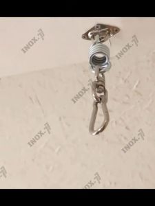 Bộ móc treo đĩa tròn gắn trần treo võng treo xích đu treo lụa yoga chất liệu inox chịu tải 500kg - 806