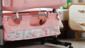 ZAFUL Crib Set For Baby With Mattress And Mosquito Net Multifunctional Baby Bed Set 4 In 1 Mattress Design