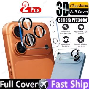 2Pcs Camera Lens Protection Glass For iPhone 17 Pro Max Back Lens Protector For iPhone 17 Pro Full Cover Tempered Glass