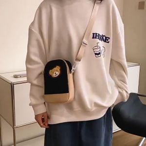 TASNOVAKU - Tas Selempang Wanita Cute Korean Style Sling Bag Perempuan Trendy