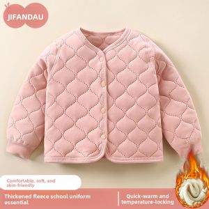 JIFANPAUL | Warm Winter Childrens Cotton Coat with Inner Lining 3-Layer Fleece Jacket