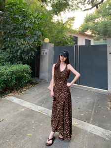 Stylish Dignified Polka Dot Dress For Fall