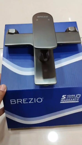 Paket FCBZ 1201GM SSP 1107GM Kran Shower Mandi Set Tiang Keran Mixer Hot Cold Gunmetal