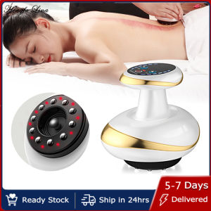 Hengfa Lina Home Electric Guasha Scraping Massage Cupping Body Massager Vacuum Cans Suction Cup Heating Fat Burner Anti-cellulite Massager