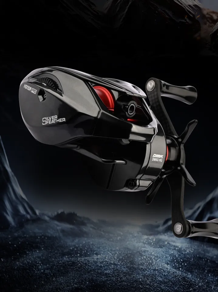 DMK Silver Feather Honor Pro 11+1 BB 7.6:1 Baitcasting Reel 124g