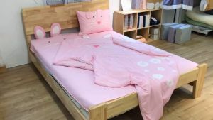 Cute Design Comforter Set - Separate Pillow Case Mattress Cover and Comforter
