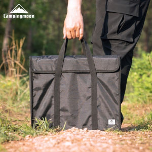 CAMPINGMOON G-38-B Folding Net Table Storage Bag Multifunctional Camping Outdoor Picnic BBQ Foldable Desk Tablecloth Tote Bag