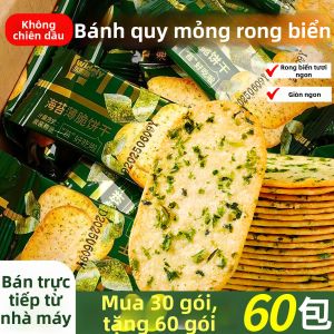 Bánh Quy Mặn Giòn Cay Vị Tảo Nori Thời Trang