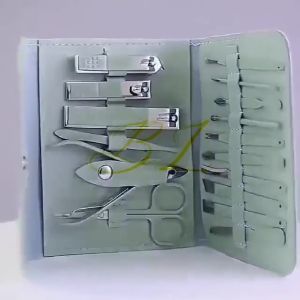 ERIC-ELLY 16pcs Nail Clippers Set Manicure Pedicure Tools Nail Cutter Cuticle Clipper Fingernail Toenail Trimmer Scissor Nail File Tool