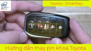 Pin Nhật Panasonic chìa khóa điều khiển xe Toyota Vios Yaris Camry Innova Hilux Fortuner Raize Land Cross Rush