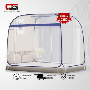 【Dikirim Dari JakartaBisa COD】Kelambu Tidur Bentuk Kotak Kelambu Lipat Kelambu Tirai Anti Nyamuk Jumbo Berkualitas 150x200CM/180x200CM