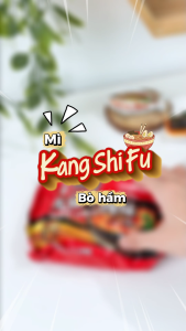 Lốc 5 gói vị mì ăn liền KANG SHI FU : Hương vị bò hầm Hương vị gà hầm Hương vị hải sản Hương vị bò dưa chua Tiện lợi đậm đà