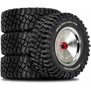 Bộ Lốp Địa Hình RED SPIDER 4 Chiếc 1.9 Inch 90mm Dành Cho Xe RC Tỷ Lệ 1/10 Traxxas TRX-4 Axial SCX10 RC4WD D90 Phụ Tùng Nâng Cấp